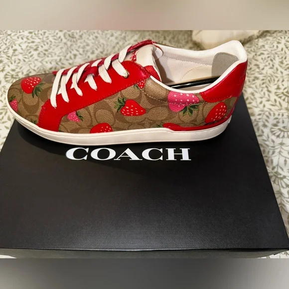 coach outlet coach rainbow tennis shoes